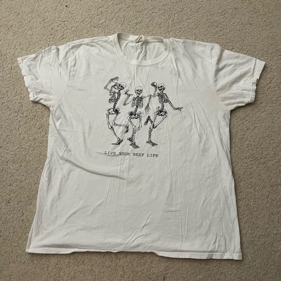 Urban Outfitters Tops - Urban Outfitters Skeleton T-shirt Size XL